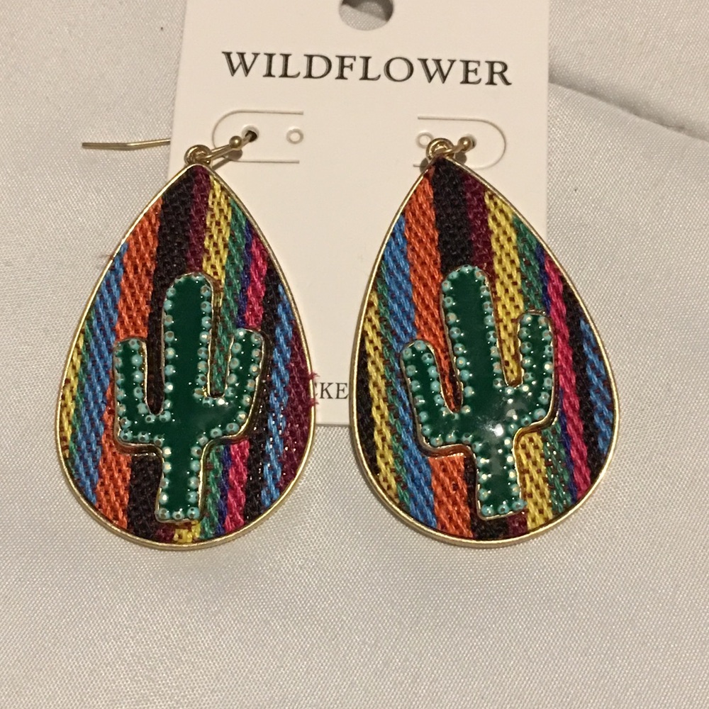 New cactus earrings